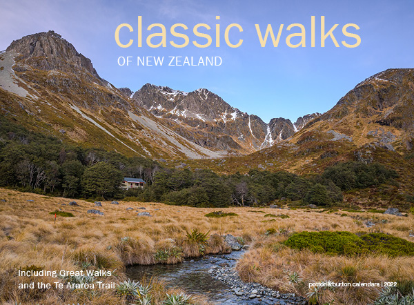 2022 Classic Walks Of New Zealand Calendar