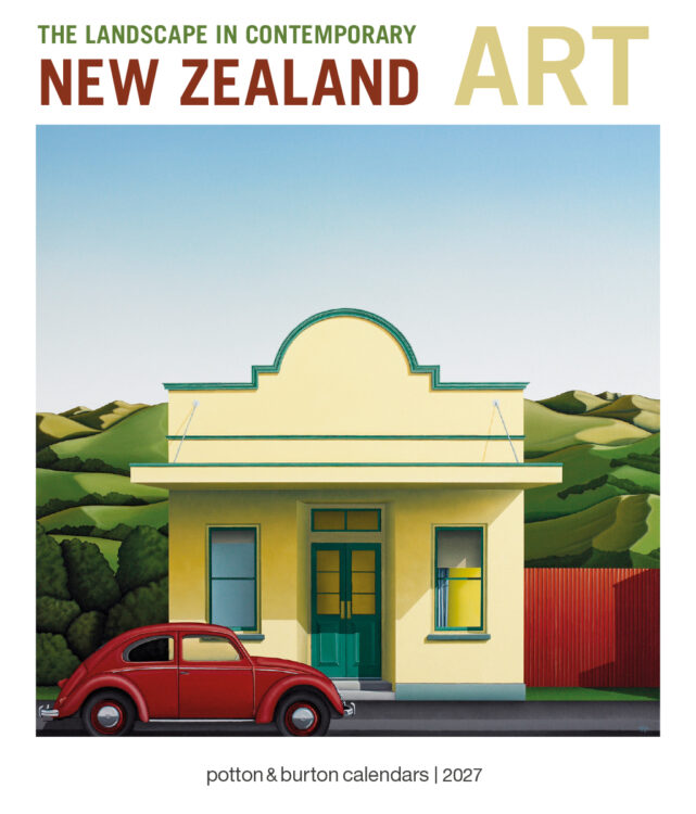 2027 The Landscape in Contemporary New Zealand Art Calendar, CD desk format